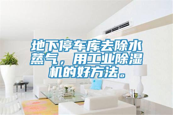 地下停車庫去除水蒸氣，用工業(yè)除濕機(jī)的好方法。