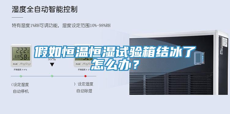 假如恒溫恒濕試驗(yàn)箱結(jié)冰了怎么辦？