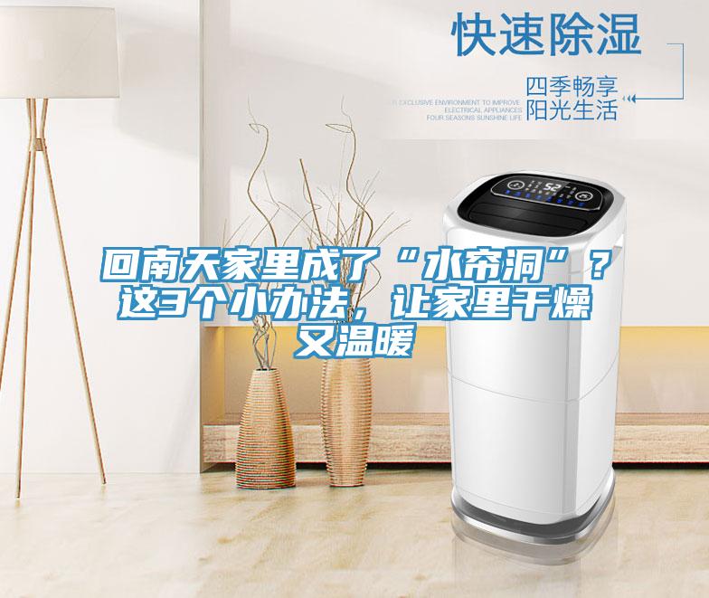 回南天家里成了“水簾洞”？這3個小辦法，讓家里干燥又溫暖