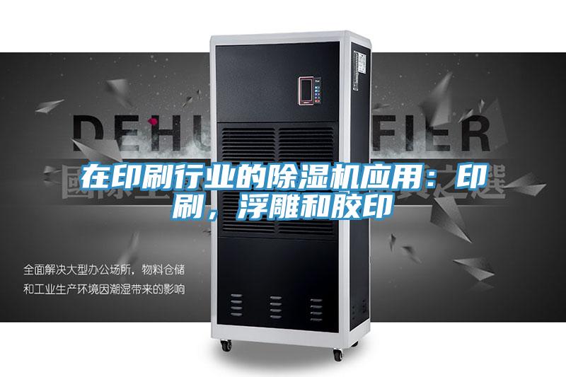 在印刷行業(yè)的除濕機(jī)應(yīng)用：印刷，浮雕和膠印