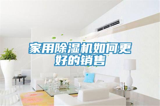 家用除濕機(jī)如何更好的銷(xiāo)售