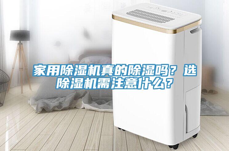 家用除濕機真的除濕嗎？選除濕機需注意什么？