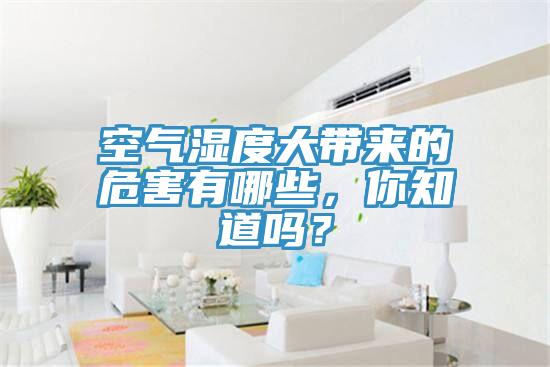 空氣濕度大帶來的危害有哪些，你知道嗎？