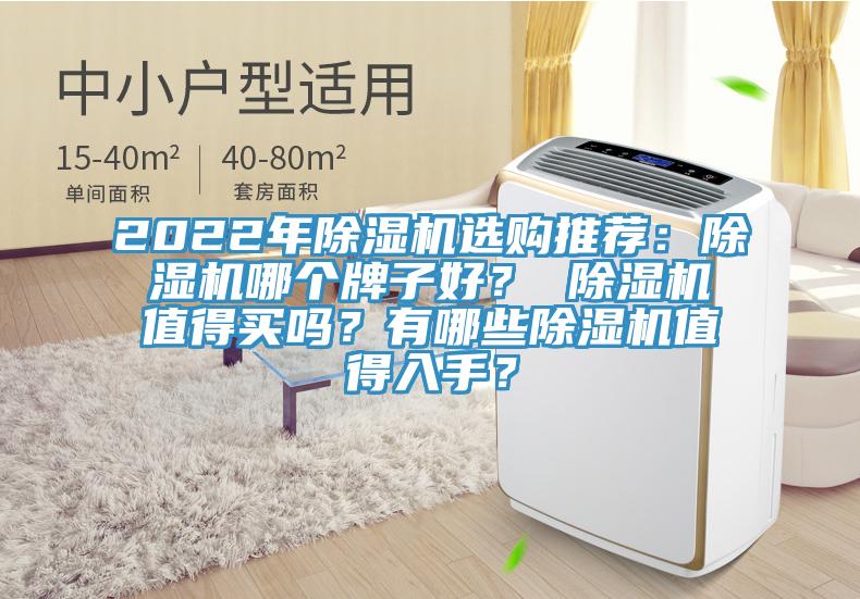 2022年除濕機選購推薦：除濕機哪個牌子好？ 除濕機值得買嗎？有哪些除濕機值得入手？