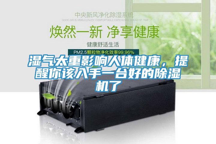 濕氣太重影響人體健康，提醒你該入手一臺(tái)好的除濕機(jī)了