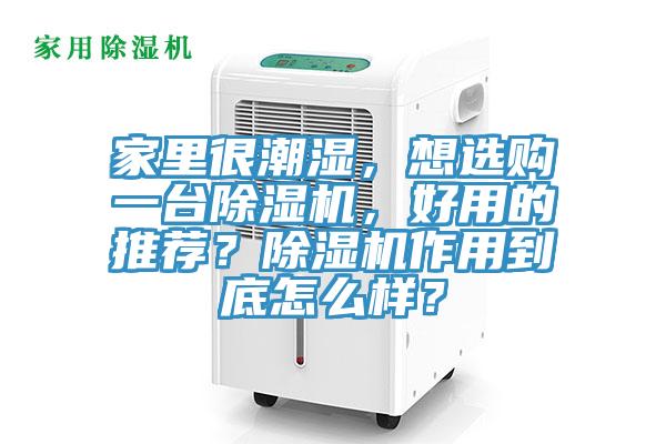 家里很潮濕，想選購一臺除濕機，好用的推薦？除濕機作用到底怎么樣？