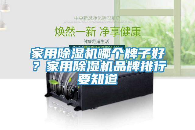 家用除濕機(jī)哪個牌子好？家用除濕機(jī)品牌排行要知道