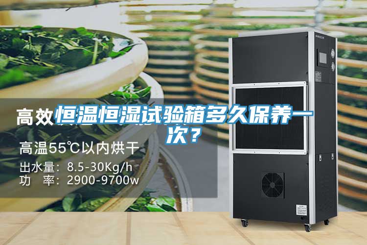 恒溫恒濕試驗(yàn)箱多久保養(yǎng)一次？