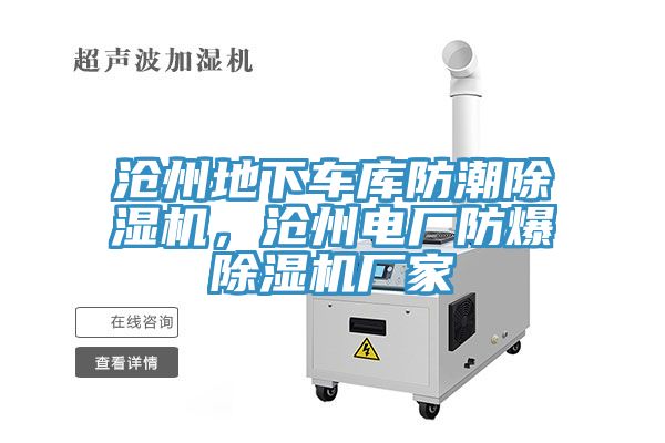 滄州地下車庫(kù)防潮除濕機(jī)，滄州電廠防爆除濕機(jī)廠家
