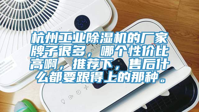 杭州工業(yè)除濕機(jī)的廠家牌子很多，哪個(gè)性價(jià)比高啊，推薦下，售后什么都要跟得上的那種。