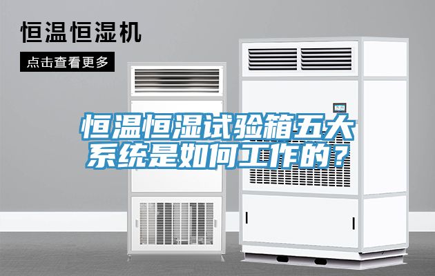 恒溫恒濕試驗(yàn)箱五大系統(tǒng)是如何工作的？