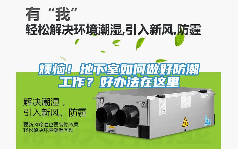 煩惱！地下室如何做好防潮工作？好辦法在這里