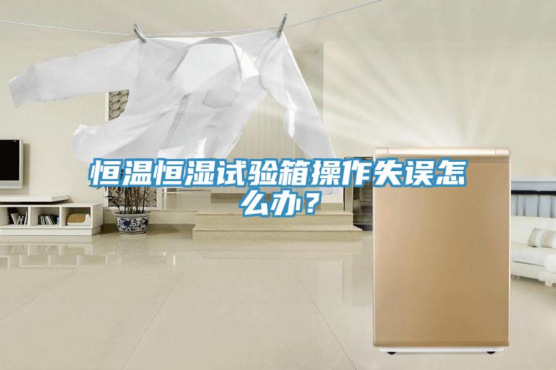 恒溫恒濕試驗箱操作失誤怎么辦？