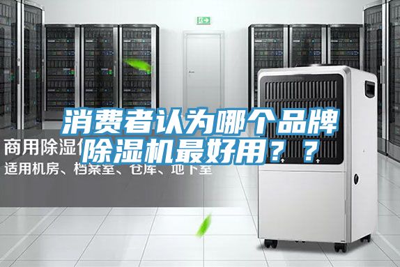 消費者認為哪個品牌除濕機最好用？？