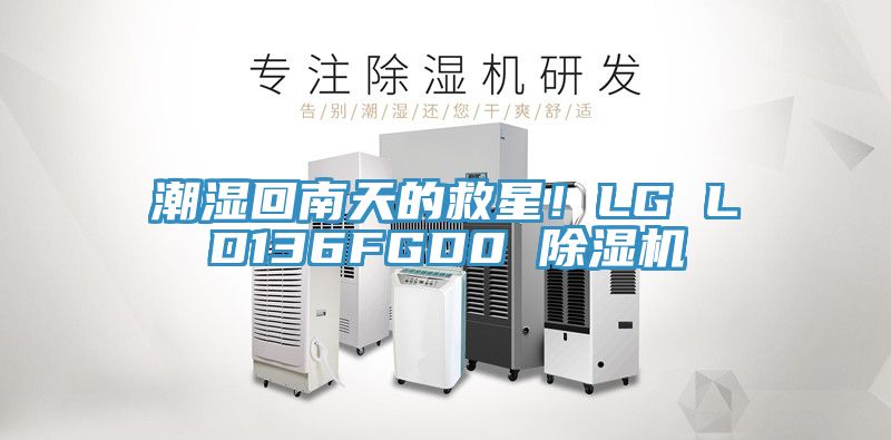 潮濕回南天的救星！LG LD136FGD0 除濕機(jī)