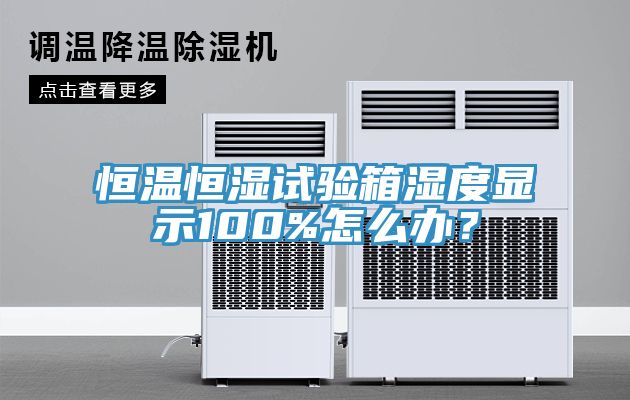 恒溫恒濕試驗(yàn)箱濕度顯示100%怎么辦？