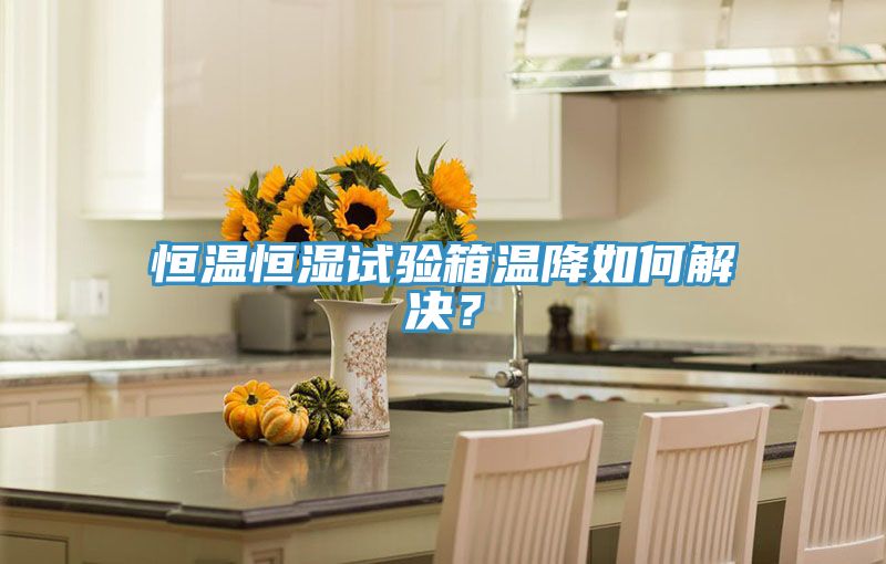 恒溫恒濕試驗(yàn)箱溫降如何解決？