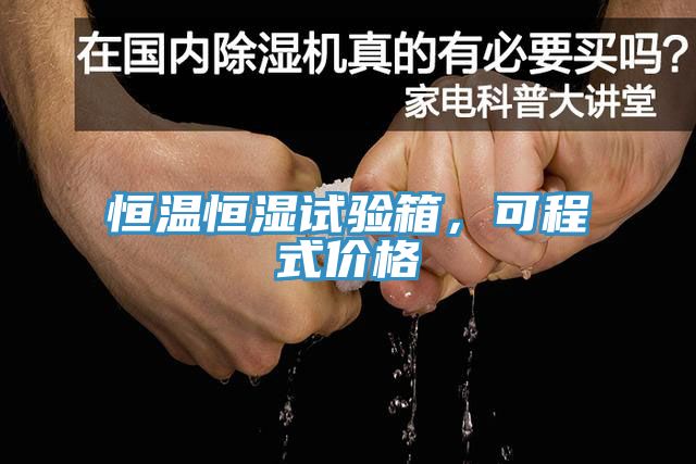恒溫恒濕試驗(yàn)箱，可程式價(jià)格