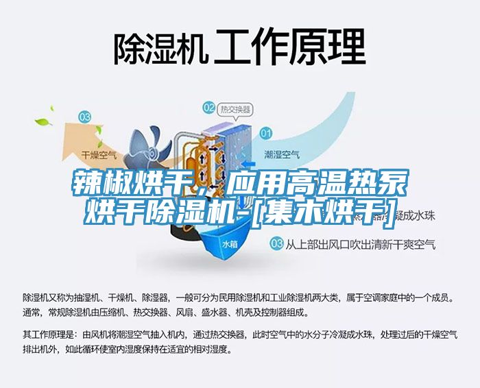 辣椒烘干，應(yīng)用高溫?zé)岜煤娓沙凉駲C(jī)-[集木烘干]