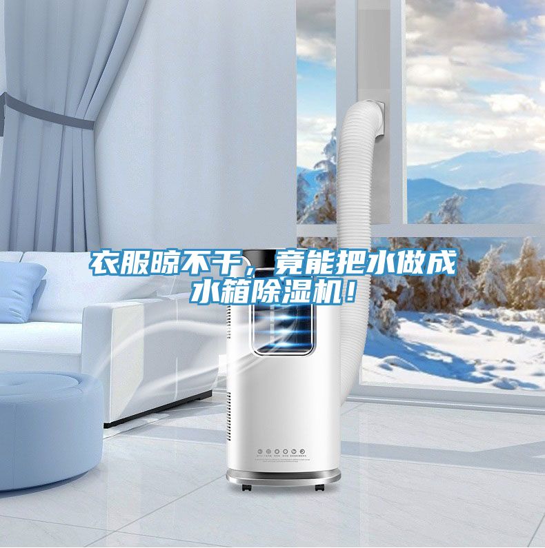 衣服晾不干，竟能把水做成水箱除濕機(jī)！