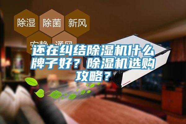還在糾結除濕機什么牌子好？除濕機選購攻略？