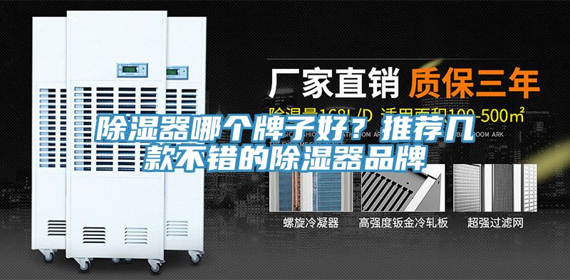 除濕器哪個牌子好？推薦幾款不錯的除濕器品牌