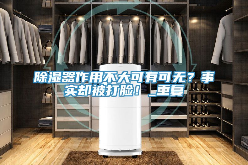 除濕器作用不大可有可無？事實(shí)卻被打臉！_重復(fù)