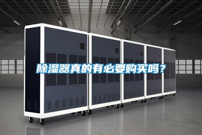除濕器真的有必要購買嗎？