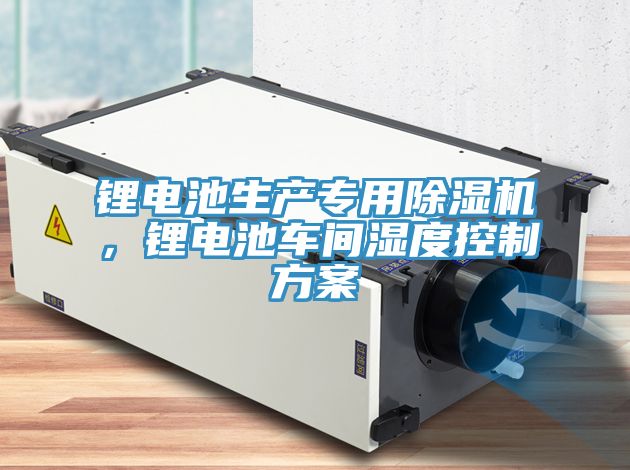 鋰電池生產(chǎn)專用除濕機(jī)，鋰電池車間濕度控制方案