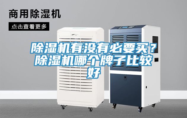 除濕機(jī)有沒有必要買？除濕機(jī)哪個牌子比較好